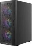 Antec AX20 - Midi Tower - PC - Schwarz - ATX - ITX - micro ATX - Kunststoff - Stahl -