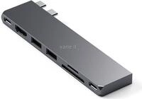 Satechi Type-C Pro Hub Slim space grau - Hub - Slim-Geh&auml;use (ST-HUCPHSM)