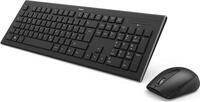Hama Cortino - Tastatur-und-Maus-Set - kabellos - 2,4 GHz - QWERTY - Ukrainisch -