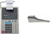 MAUL druckender Tischrechner printing MPP 32, grau 12-stellige LCD-Anzeige, 1-zeilig,