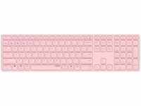 Rapoo 00220284, Rapoo E9800M Tastatur RF Wireless + Bluetooth QWERTZ Deutsch Pink