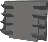 Legamaster Glasboard Markerhalter schwarz - Tafelstiftablage - Schwarz - Kunststoff -