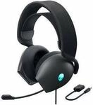 Dell Alienware Kabelgebundenes Gaming-Headset AW520H Over-Ear, mit Mikrofon, Dark