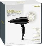 BaByliss 6714E Super Pro Haartrockner 2300 W in Schwarz und Gold (6714E)