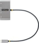 StarTech.com 3-Port USB-C Hub with Ethernet, 3x USB-A Ports, Gigabit Ethernet, USB3.0