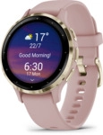 Garmin Venu 3S - 41 mm - Rosa - intelligente Uhr mit Band - Silikon -