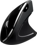 Perixx PERIMICE-813, ergonomische Multi-Device Maus, schnurlos, schwarz