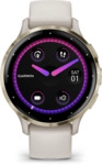 Garmin Venu 3S - 41 mm - Ivory - intelligente Uhr mit Band - Silikon -