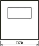 Jung HOME BTLS1791WW Raumthermostat-Display 1 (BTLS1791WW)