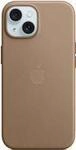 APPLE iPhone 15 FineWoven Case with MagSafe - Taupe (MT3C3ZM/A)