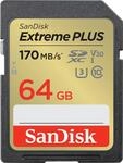 SanDisk Extreme PLUS Speicherkarte 64 GB (SDSDXW2-064G-GNCIN)