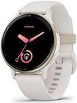 Garmin v&iacute;voactive 5 - Ivory - intelligente Uhr mit Band - Silikon -