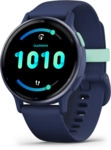 Garmin v&iacute;voactive 5 - Marineblau - intelligente Uhr mit Band - Silikon -