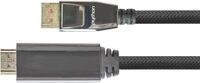 GC M0216 - DisplayPort 1.4 auf HDMI 2.0 A Stecker, 1 m, schwarz -