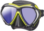 Tusa Tauchmaske Paragon - Schwarz Gelb