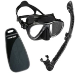 Cressi - Big Eyes Evolution & Alpha Ultra Dry - Kombi-Set - Farbe: Schwarz