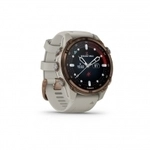 Garmin Descent MK3i - Gray/Gold - 43mm - Silikonarmband