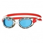 Zoggs Schwimmbrille Predator - Regular Fit - Farbe: White / Red / Tint