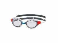 Zoggs Schwimmbrille Predator - Regular Fit - Farbe: Clear / Grey / Clear
