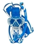 Cressi - Rocks Pro Dry Set - -Komplettset - Farbe: Blau - Gr&ouml;&szlig;e S/M