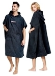 Cressi - Poncho - Umkleide-Handtuch - Farbe: Schwarz - Gr&ouml;&szlig;e: M/L 85x110cm
