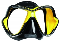 Mares X-Vision Ultra Liquidskin Tauchmaske - Gelb Schwarz