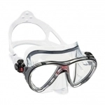 Cressi Tauchmaske Big Eyes Evolution - CLEAR/FRAME RED