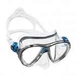 Cressi Tauchmaske Big Eyes Evolution - CLEAR/FRAME BLUE BLACK