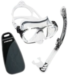 Cressi - Big Eyes Evolution & Alpha Ultra Dry - Kombi-Set - Farbe: Clear/Black