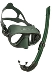 Cressi - Calibro & Corsica - Maske und Schnorchel - Farbe: Gr&uuml;n