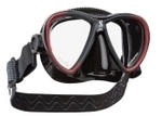 Scubapro Tauchmaske - Synergy Twin - mit Comfort Strap - Silikon: Schwarz -...