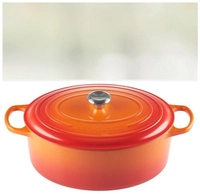 Le Creuset Signature Br&auml;ter oval 31 cm ofenrot 24147263173
