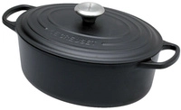 Le Creuset Signature Br&auml;ter oval 29 cm schwarz 24147261926