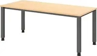Hammerbacher QS19/3/G, Hammerbacher Schreibtisch Serie QS19 4-Fu&szlig; eckig (BxTxH)