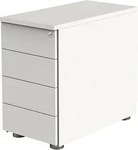 Kerkmann 12419010, Kerkmann 4190 Anstellcontainer (BxTxH) 43x80x72-76cm 4...