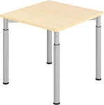 Hammerbacher YS08/3/S, Hammerbacher Schreibtisch Serie YS08/S 4-F&uuml;&szlig;e rund...