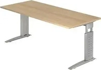 Hammerbacher US19/R/S, Hammerbacher Schreibtisch Serie US19/S C-Fu&szlig; Arbeitsh&ouml;he