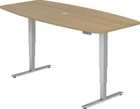 Hammerbacher XDSM22/E/S, Hammerbacher Konferenztisch XDSM22 (BxT) 220x103/83cm Memory