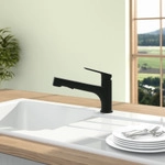 Villeroy & Boch 92810006 Junis Shower matt Black K&uuml;chenarmatur Schlauchbrause