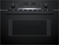 Bosch CMA585GB1 Einbau Mikrowelle mit Hei&szlig;luft 45cm Schwarz AutoPilot15 LCD-Display