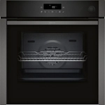 Neff B6AVJ7AG3 Backofen 60cm GraphiteGrey AddedSteam HIDE Pyrolyse 8Heizarten