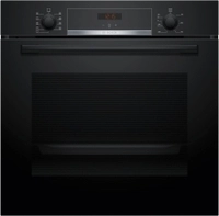 Bosch HBA514BB3 Einbau Backofen 60cm Schwarz 7Heizarten LED-Display Versenkknebel