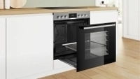 Bosch HEB513BS3 Einbau Herd kochfeldgebunden 60cm Edelstahl 5Heizarten Versenkknebel