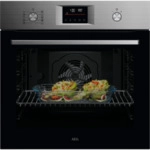 AEG NBU5P40SM Backofen 60cm Edelstahl Pyrolyse 9Heizarten 45Automatikprogramme