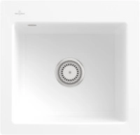 Villeroy & Boch 33152FRW Subway 50 S flat Stone White Keramiksp&uuml;le Excenter