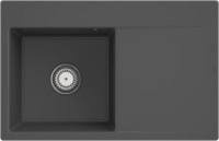 Villeroy & Boch 33482Fi4 Subway Style 45 Flat Graphite Keramik Excenter Sp&uuml;le