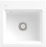 Villeroy & Boch 335A02RW Subway Style 50 S Stone White Keramik Excenter Sp&uuml;le