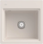 Villeroy & Boch 335A2FKR Subway Style 50 S Flat Crema Keramik Excenter