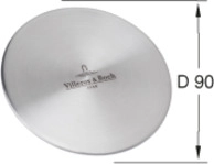 Villeroy & Boch 962415LC Cap Ventilabdeckung Edelstahl massiv