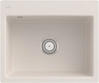 Villeroy & Boch 33091FKR Subway 60 S flat Crema Keramiksp&uuml;le Handbet&auml;tigung